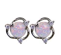 Boucles d'oreilles rondes rotatives européennes et américaines, simples et personnalisées, boucles d'oreilles légères en alliage tempérament français, ensemble de boucles d'oreilles pour femmes pour