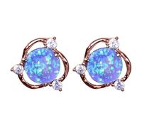 Boucles d'oreilles rondes rotatives européennes et américaines, simples personnalisées, boucles d'oreilles légères en alliage tempérament français, boucles d'oreilles pour femme, chaîne d'oreille à