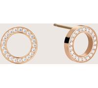 Boucles d'oreilles rondes serties de pierres - Bering Jewelry modèle : 718-37-05