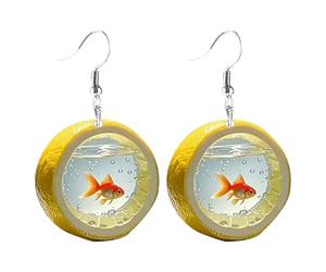 Boucles d'oreilles sans clou L'arrière est un bijou créatif. Le design combine l'image rafraîchissante d'un jeu avec la présence d'une boucle d'oreille, taille unique, Acrylique, Pas de gemme