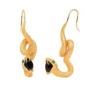 Boucles d'oreilles serpentines uniques en alliage en forme de serpent, boucles d'oreilles pendantes élégantes en forme d'animal, unisexe, ornement pour fête, bijoux d'oreille tendance