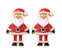 Boucles d'oreilles simples Boucles d'oreilles pour femmes Boucles d'oreilles pour filles 1 Noël Bonhommes de neige utiles femmes couple petit alliage heureux bonhomme de neige Noël Boucles d'oreilles