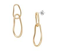 Skagen Anja Pebbles SKJ5007710 Boucles d'Oreilles Pendantes Femme Métal Doré, taille unique, Laiton, Pas de gemme