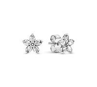 Boucles d'oreilles snowflake en argent sterling Pandora.