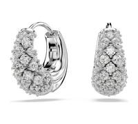 Boucles d'oreilles Sublima, Blanches, Métal rhodié OS