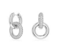Boucles d'oreilles Swarovski Dextera - Femme - Métal - Cristal - Blanc