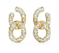 Boucles d'oreilles - Swarovski - Dextera - Métal doré - Cristaux facettés - Jaune