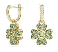 Boucles d'oreilles Swarovski Idyllia trèfle vert