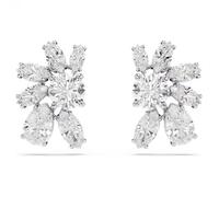 Boucles d'oreilles - SWAROVSKI - Mesmera Fleur - Design floral - Métal rhodié - Longueur 16 mm