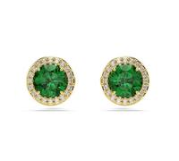 Boucles d'oreilles - Swarovski - Una verte - Cristal - Doré - Clou - Puce