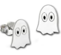 Boucles d'oreilles Teenie-Weenie pour enfants 925 argent blanc fantômes SDO8142W