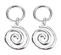 Boucles d'oreilles tendance en acier inoxydable de forme irrégulière, pendentif géométrique individualisé pour femme