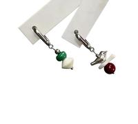 Boucles d'oreilles tendance en forme de chien noir avec motifs asymétriques en alliage léger, idéales pour un usage quotidien, accessoires tendance pour animaux, taille unique, Comme décrit, Comme