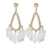 Boucles d'oreilles tendance en forme de coquillage avec détails en zircon pour les femmes qui apprécient les boucles d'oreilles subtiles et luxueuses en zircon