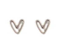 Boucles d'oreilles tendance en forme de cœur - Jolies boucles d'oreilles tendance - Bijoux d'oreille pour femmes - Tenue décontractée - Bijoux quotidiens, taille unique, Comme décrit, Comme décrit.