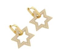 Boucles d'oreilles tendance en forme de goutte d'étoile, boucles d'oreilles en forme de cœur, pendentifs, boucles d'oreilles multifonctionnelles pour un usage quotidien, différentes occasions, bijoux