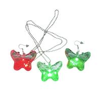Boucles d'Oreilles Tombantes pour Femmes,Chargement USB Mode Street - Boucles D'Oreilles Et Collier Lumineux À Goutte - Pour Mariage Rencontres Anniversaire Soirée Bar Mère Sœurs Amies Épouse