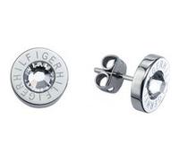 Tommy Hilfiger Jewelry Clous d'oreilles pour Femme en Acier inoxidable décorés avec cristaux