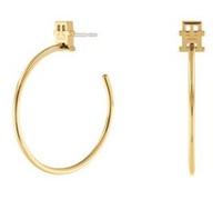 Boucles d'oreilles Tommy Hilfiger Créoles Mesdames Acier inoxydable Monogramme 2780720 G