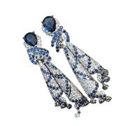 Boucles d'oreilles uniques en alliage avec ruban - Accessoires de mode - Élégants clous d'oreilles pour embellir n'importe quelle tenue en diverses occasions - Boucles d'oreilles tendance pour femme