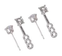 Boucles d'oreilles uniques modernes pour femme, boucles d'oreilles élégantes en alliage, texture pour diverses occasions