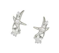 Boucles d'oreilles universelles résistantes à l'usure quotidienne avec cristaux de zirconium
