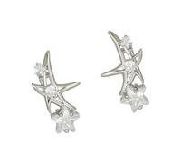 Boucles d'oreilles universelles résistantes à l'usure quotidienne avec cristaux de zirconium