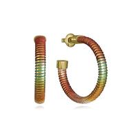 Viceroy Boucles d'Oreilles Femme Cordon - Acier Inoxydable - 3 cm - 14361E01017