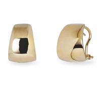 Boucles d'oreilles Vidal & Vidal semi-lune larges finies en or 18 carats G4021