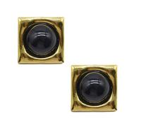 Boucles d'oreilles vintage géométriques carrées pour femme Design rétro portable et confortable pour les fêtes ou au quotidien