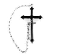 Boucles d'oreilles vintage gothique pour croix simple croix longue oreille Wrap Cuff Boucles d'oreilles religieuses Fri boucles d'oreilles à tige paquet mignon