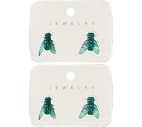 Boucles d'oreilles volantes réalistes, boucles d'oreilles papillon de simulation maison pour femmes et hommes, bijoux d'insecte drôles nouveaux, cadeau animal abstrait unique, 1, résine, no