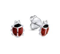 Boucles d'oreilles ZEEme for Kids en argent sterling 925 rhodié motif coccinelle