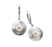 Boucles d'oreilles ZEEme Pearls en argent sterling 925 perle de culture d'eau...