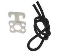 Boucles élastiques latérales pour plongée sous-marine avec boucle à crochet en acier inoxydable 316 et corde élastique, adaptées pour plusieurs méthodes de fixation et utilisation de sangles latérales