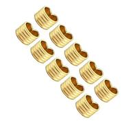 Boucles en cuivre à sertir pour ceintures d'imprimante de 6 mm - Fixation en métal pré-pressée - Compatibilité universelle - Bornes métalliques compatibles avec plusieurs terminaux de courroie pour