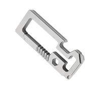 Boucles en métal pour la taille, mousqueton anti-perte, porte-outils d'extérieur avec décapsuleur, tournevis, facile à utiliser, mousqueton anti-perte porte-clés à suspendre