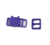 Boucles en plastique de 10mm for sac à dos, fermeture à dégagement, anneaux coulissants Tri Glide, ajusteur de collier for animaux de compagnie, fermoir, accessoires de bricolage(Purple,10mm-10Sets)