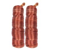 Boucles françaises tressage cheveux synthétiques tressage lâche Extensions de cheveux boucles en spirale tresses pré-étirées cheveux pour femmes-150g P350 30-6 pièces