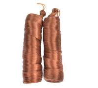 Boucles françaises tressage cheveux synthétiques tressage lâche Extensions de cheveux boucles en spirale tresses pré-étirées cheveux pour femmes-150g 30-6 pièces