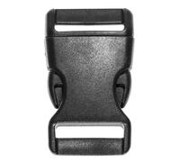 Boucles lat rales noires West Coast Paracord pour bracelets, porte-cl s, cordons et plus (barre simple de 2,5 cm, paquet de 100)