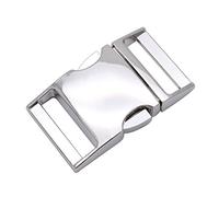 Boucles Métal côté Libération Fermoir Utilisation pour sangle de 25 mm/Paracorde Bracelet/sac/sac à dos Lot de 5