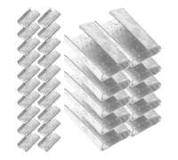 Boucles Métalliques de Cerclage en Acier Galvanisé pour Feuillard 16 MM | Seals Ouverts Crantés, 0,6 à 1,2mm D’épaisseur, Lot de Set de Kg, pour Palettes