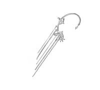Boucles Oreilles Ear Cuff Zircon Écouteurs à Clip Non Percés Oreilles Élégants