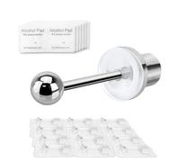 Boucles oreilles stériles pour pistolet piercing WARRIOR Fabricant jetables avec tampons alcoolisés simple utiliser la maison Convient aux femmes et aux hommes pour oreille l'hélix 12 pcs