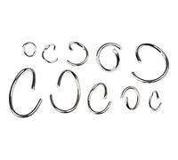 Boucles rondes et ovales