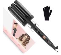 Boucleur 3 Tete Fer a Boucler- BESTOPE MIX 22mm Boucleur a Cheveux en Céramique Fer à Friser 2 Températures, Fer a Onduler Chauffage Rapide pour Cheveux Longs, Courts