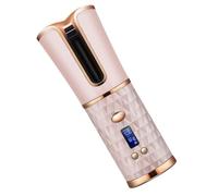 Boucleur à Cheveux Automatique sans Fil Rechargeable USB | Revêtement Céramique Alliage, Température Réglable, Convient aux Cheveux Secs et Humides
