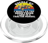 Bouclez Je Veux Essayer Quelque Chose Que J'Ai vu dans Un Manuel de Tracteur PopSockets PopGrip pour MagSafe