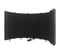 Bouclier absorbant l'isolement - Bouclier d'isolation de microphone, écran en éponge de réduction du bruit, mousse sonore d'équipement | Réflecteur durable pliable pour microphones à condensateur